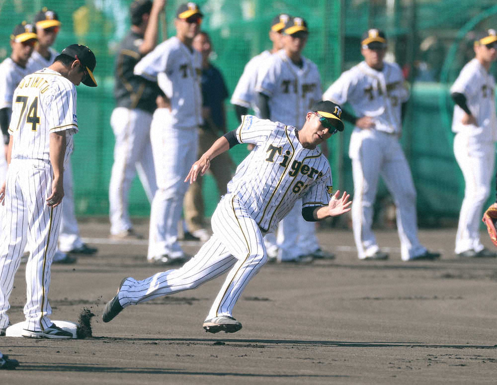 【画像・写真】阪神・矢野監督、植田は遊撃レギュラー候補「バッティング頑張ったら可能性十分ある」