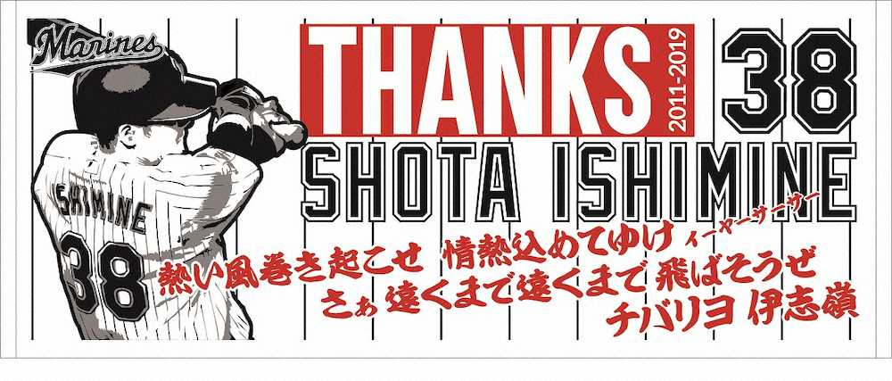 【画像・写真】ロッテ　今季で引退、伊志嶺コーチ関連グッズ発売「本当にありがたいです」