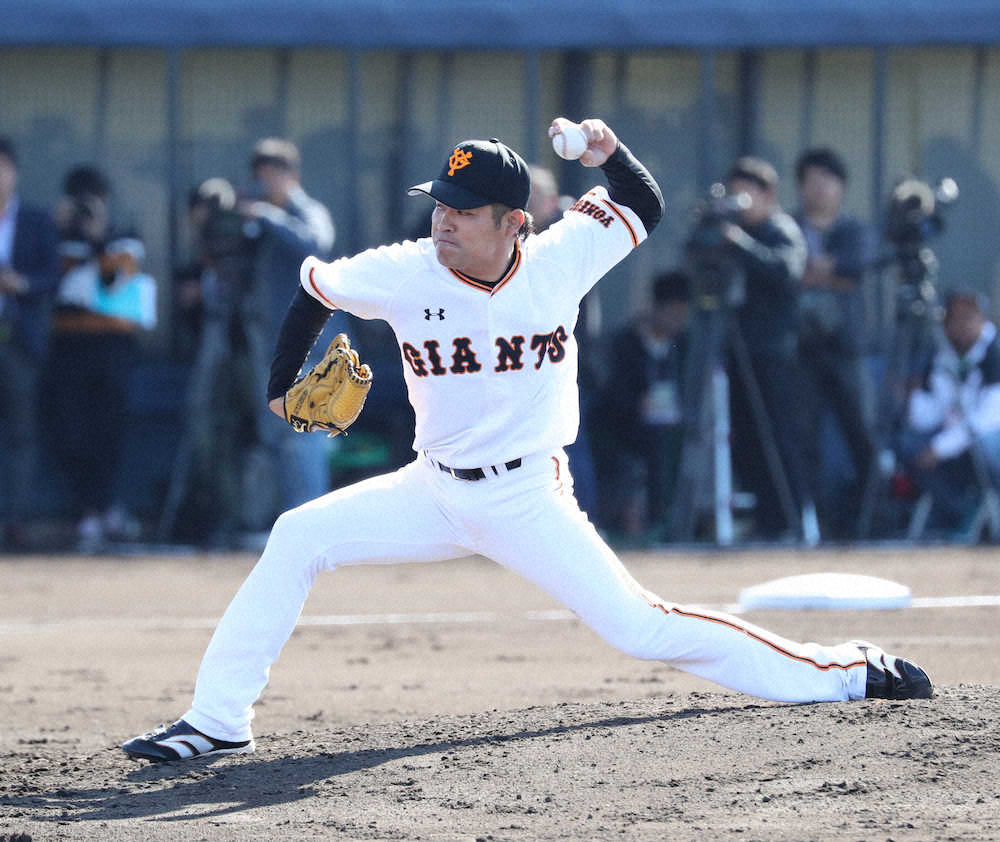 【画像・写真】前巨人の森福　トライアウトで意地の好投　打者3人に2奪三振「全て出し切った」