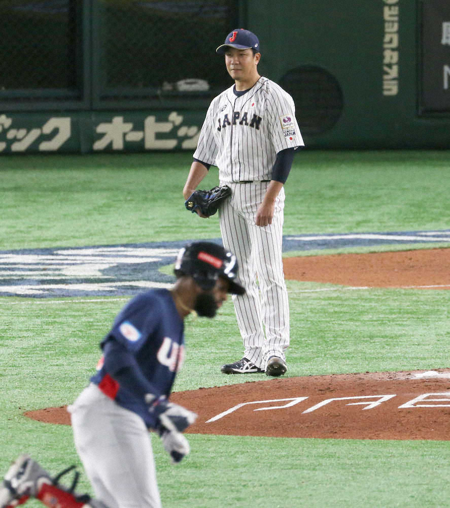 【画像・写真】7回1死、日本・大野雄が米国・アデルにソロアーチを浴びる（撮影・大塚　徹）　　　　　　　　　　　　　　　　　　　　　　　　　　　　　　　　　　　　　　　　　　　　　　　　　　　　　　　　　　　　　　　　　　　　　　　　　　　　　　　　　　　　　　　　　　　　　　　　　　　　　　　　　　　　　　　　　　　　　　　　　　　　　　　　　　　　　　　