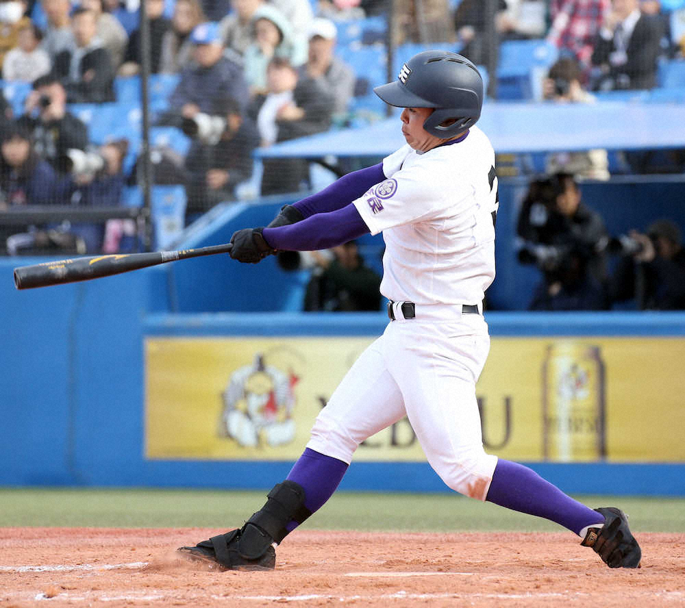 【画像・写真】天理・河西　大会記録の1試合3本塁打　サヨナラ負けも9回には同点アーチ