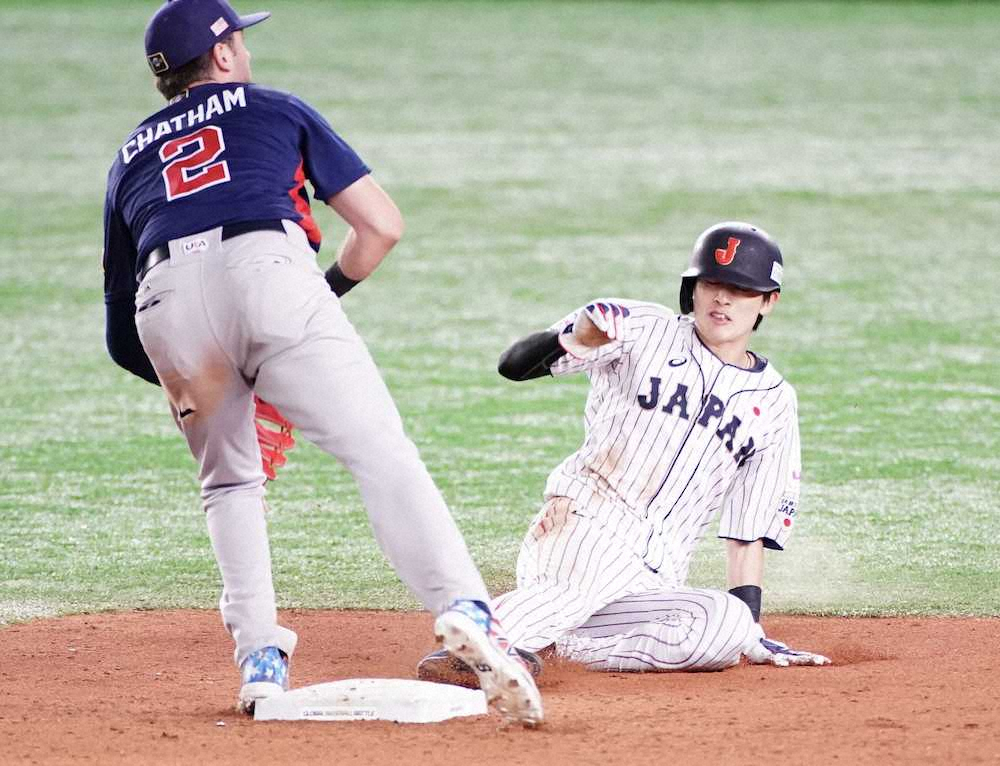 【画像・写真】侍J世界一に足で貢献　スカウト語る周東「ここが着地点ではない」