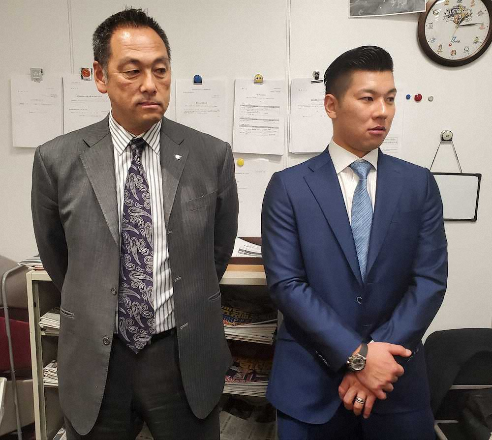 【画像・写真】炭谷選手会長、「現役ドラフト」来季導入を強く要望　NPB側は慎重
