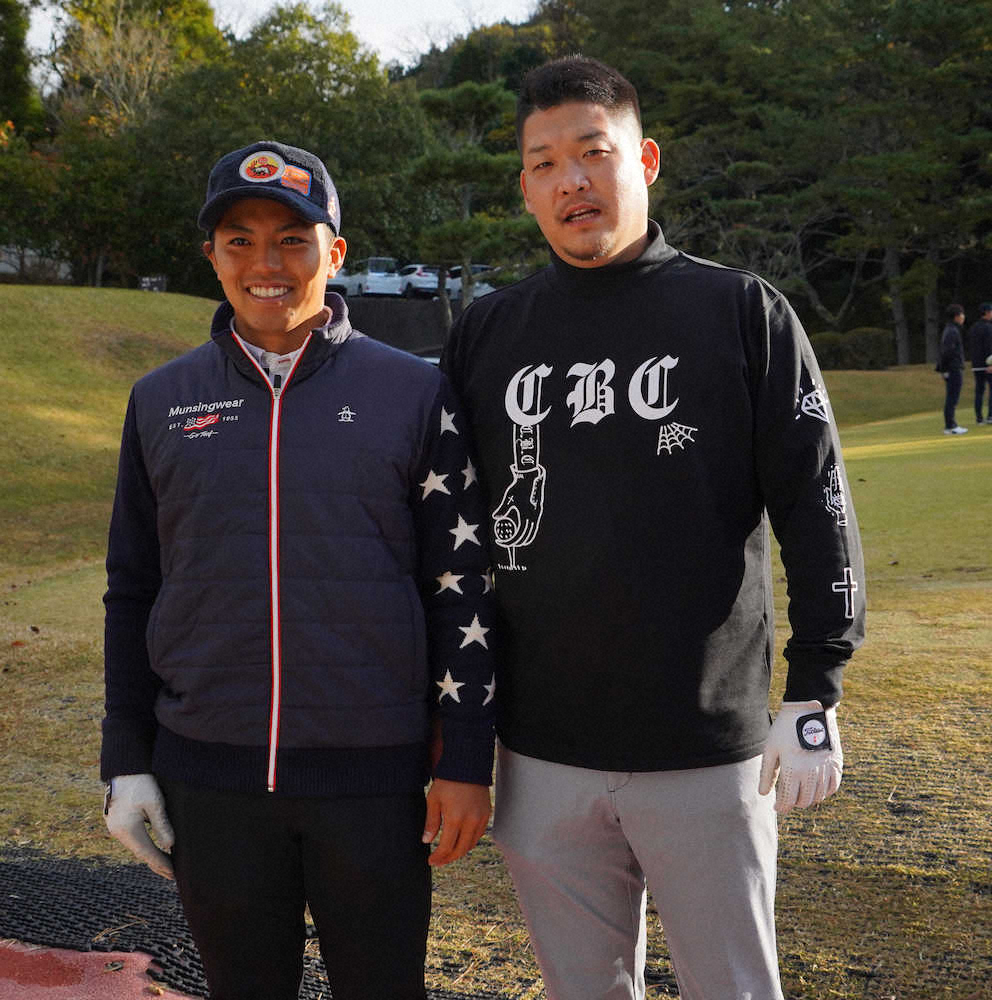 【画像・写真】筒香、東らと笑顔のラウンド　DeNA選手会納会ゴルフ、優勝は井納