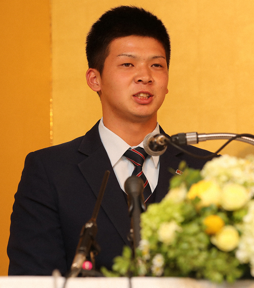 【画像・写真】阪神ドラ2井上が右足首捻挫　駅の階段で後ろからぶつかられる