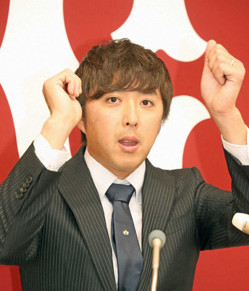 【画像・写真】巨人　田原、400万円減でサイン　和太鼓トレ導入「開幕1軍で、最後まで1軍に」
