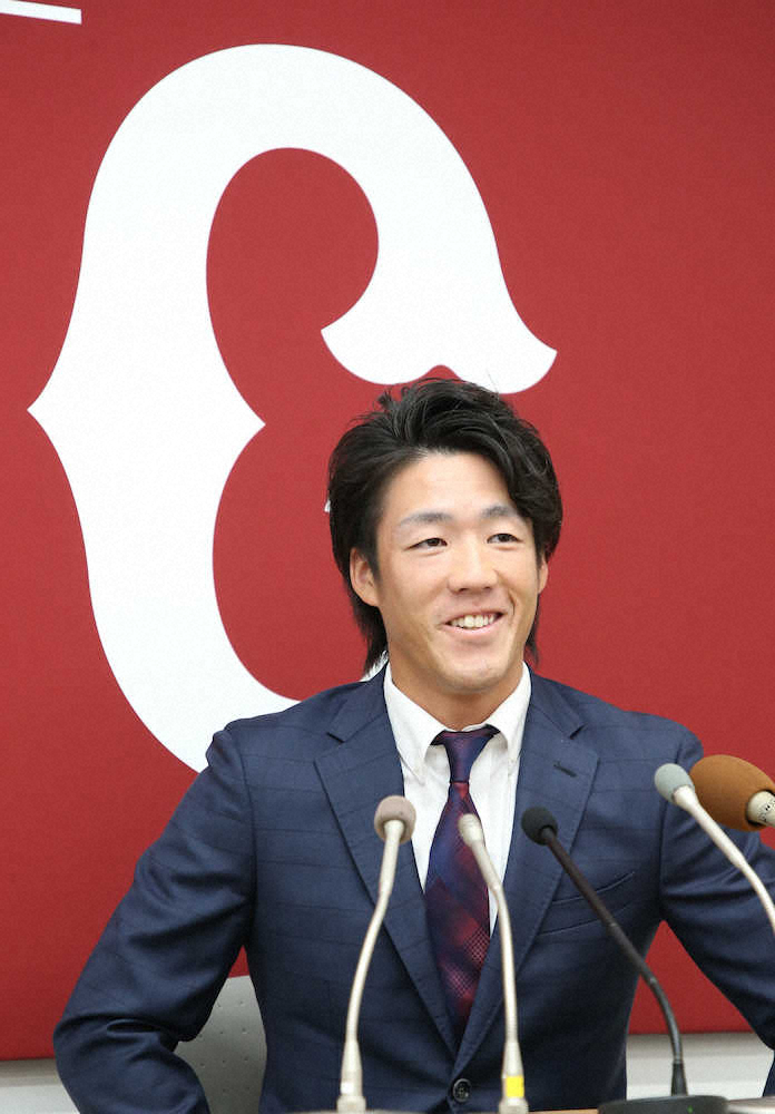【画像・写真】巨人・重信、1000万円UPも「悔しいシーズン」　来季レギュラー獲り誓う