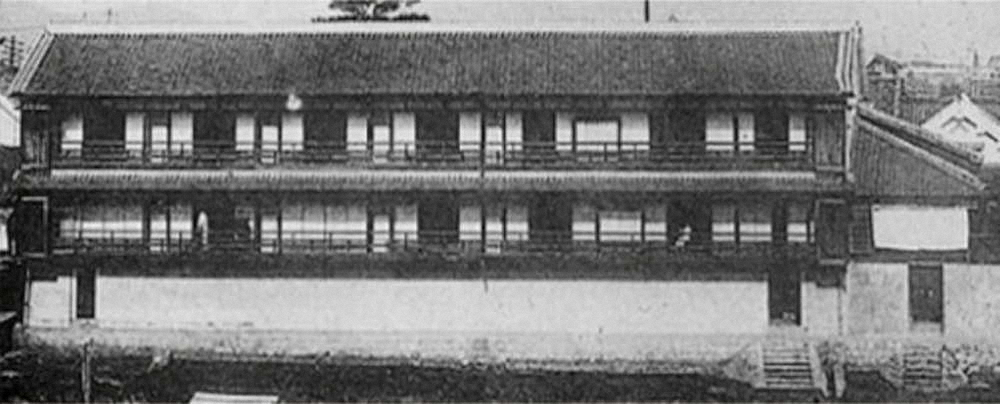 1872（明治5）年ごろの吉川旅館（ホテルフレックス提供）