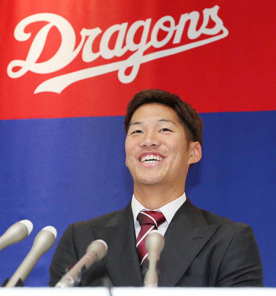 【画像・写真】中日　京田、1900万円増で更改　2年ぶり開幕スタメン取り返す　打撃向上へ気合