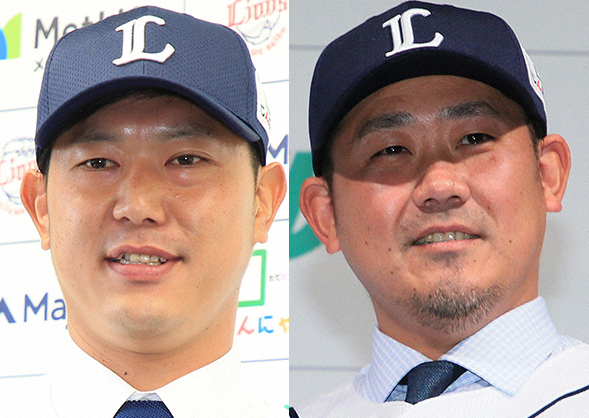 【画像・写真】西武の内海（左）と松坂