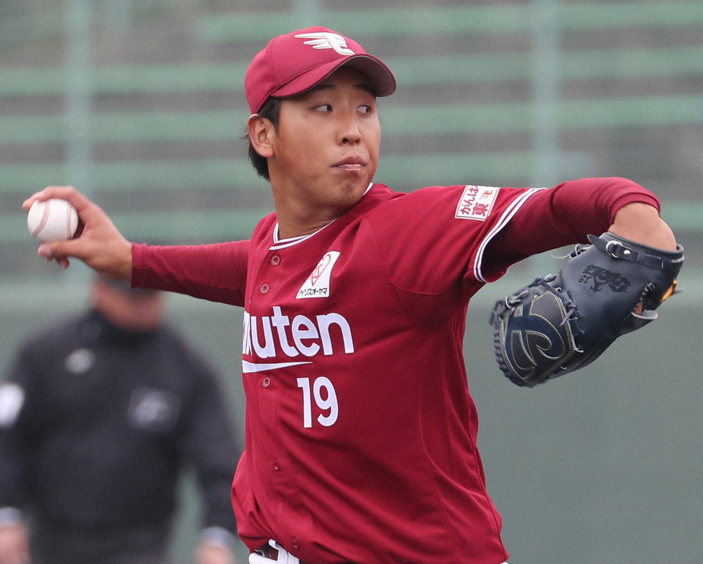 【画像・写真】ローテーション定着を目指す楽天・藤平