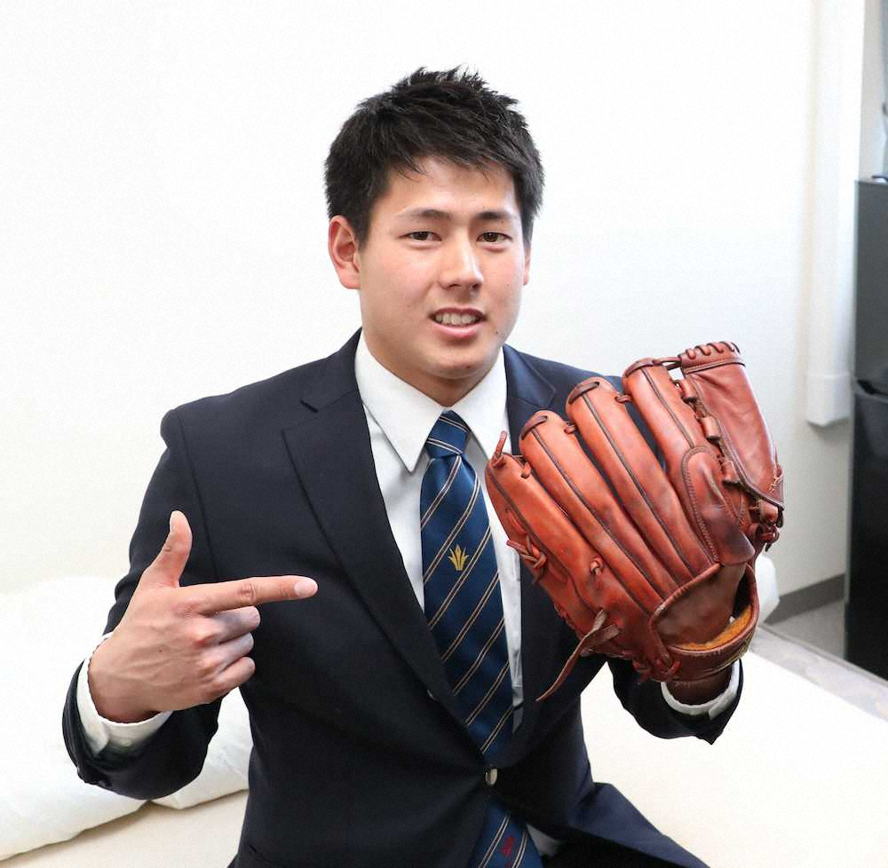 【画像・写真】ヤクルト・ドラ3杉山　12球団ルーキー入寮一番乗り「緊張とワクワク」