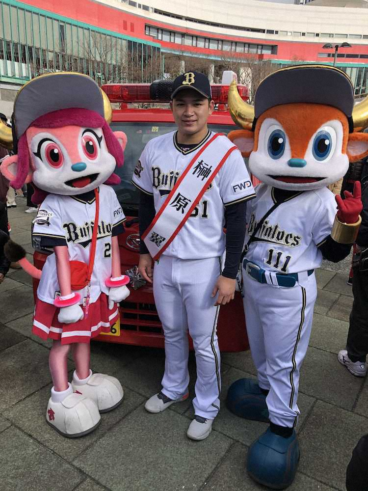 【画像・写真】オリックス・榊原　出初め式に参加　「火消し役不要」の快投誓う