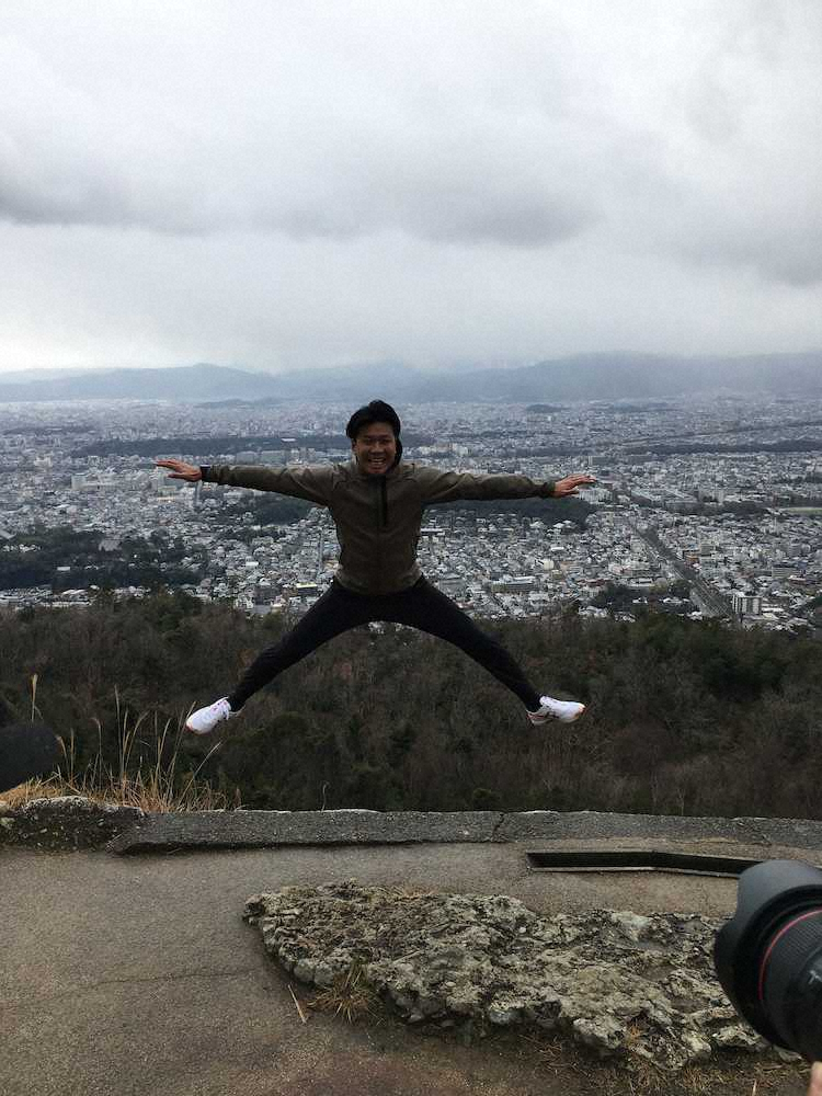 【画像・写真】中日・大野　恒例「大文字山登山トレ」公開　被本塁打半減誓う