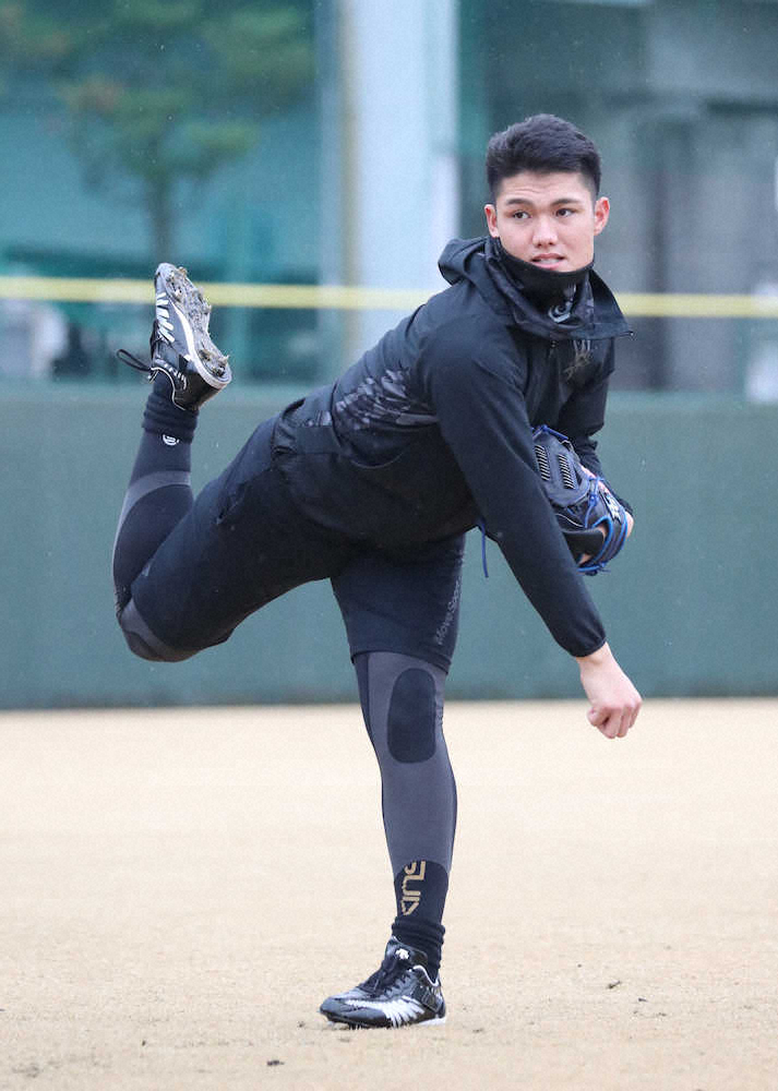 【画像・写真】阪神ドラ1・西純　自慢の投球で同期のドラ6・小川ビビらせた！