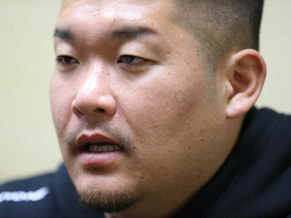 【画像・写真】今季挑戦するMLBへの思いを語るレイズ・筒香　（撮影・成瀬　徹）　　　　　　