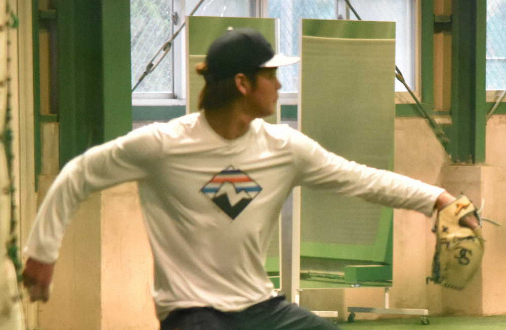 【画像・写真】ロッテ佐々木千、4年目への意気込み「しっかりアピールして」ブルペンでは好感触