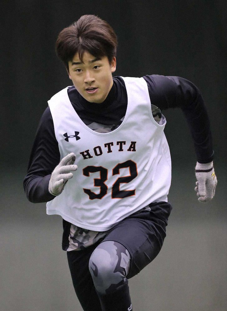 【画像・写真】巨人ドラ1堀田　練習に復帰　当面ノースローも「だんだん慣れきた」