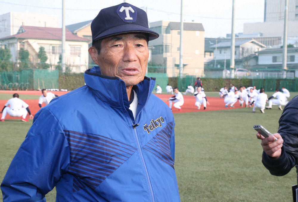 【画像・写真】帝京　無念の落選…前田監督　夏へ「この悔しさで飛躍してほしい」