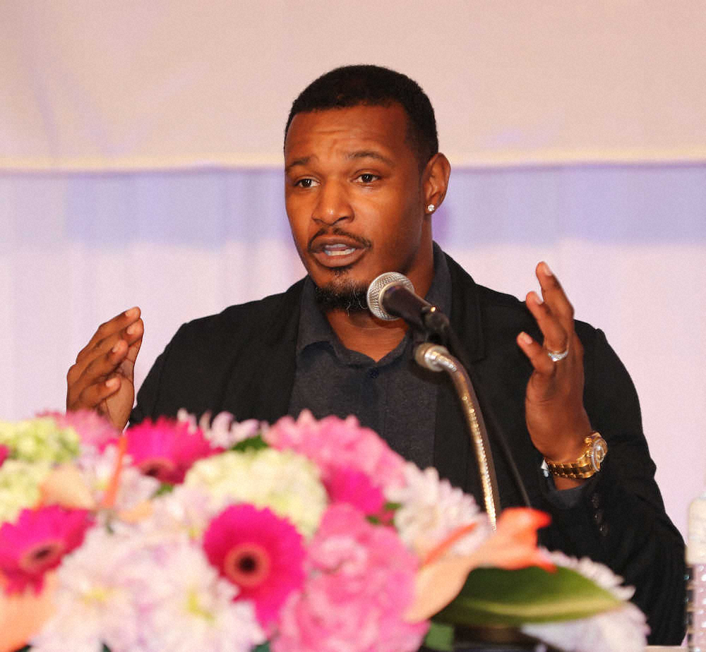 【画像・写真】オリ新外国人　ジョーンズに聞く「まずは健康第一」「一生懸命勝てるようにやる」