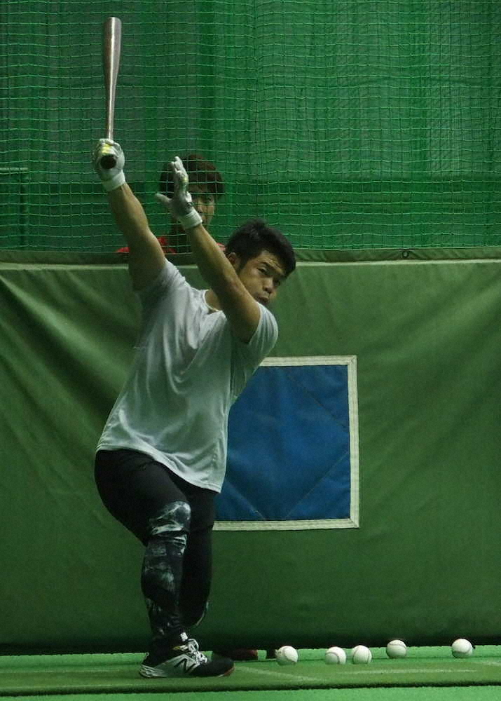 【画像・写真】日本ハム・近藤　初の首位打者へ動画解析駆使で4割フォーム！