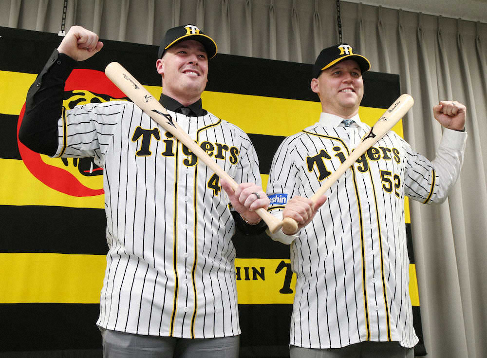 【画像・写真】阪神・ボーア　ボケまくり爆笑会見「ジョーク大好き」　真面目な一面もチラリ「まずは優勝」