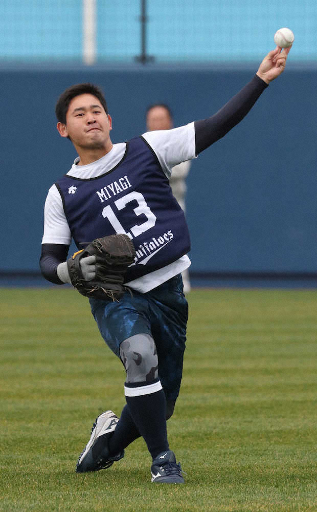 【画像・写真】オリックス・ドラ1宮城　マイペース調整を強調「焦らずにやっていきたい」