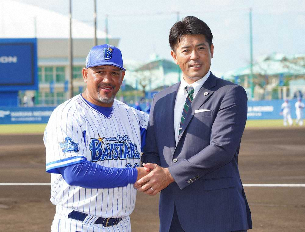 【画像・写真】侍・稲葉監督　キャンプ視察でDeNA宮崎、ヤクルト村上に注目　課題の三塁手ピックアップ