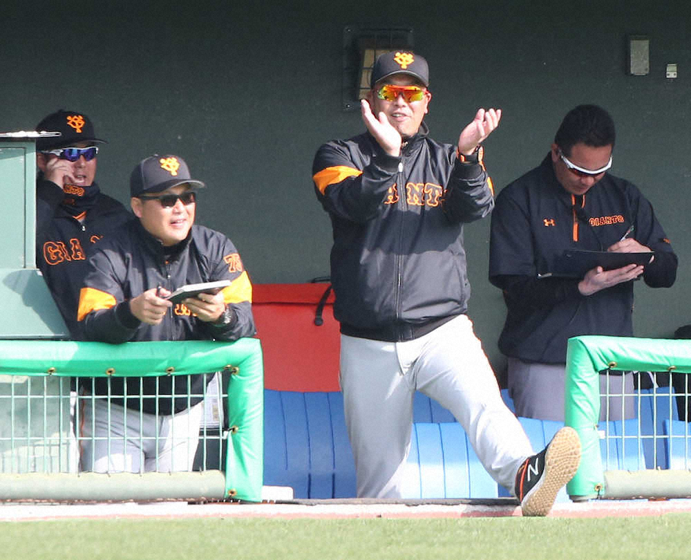 【画像・写真】巨人　阿部2軍監督、初采配“初勝利”VS1軍紅白戦で逆転完勝、原監督も「凄い」