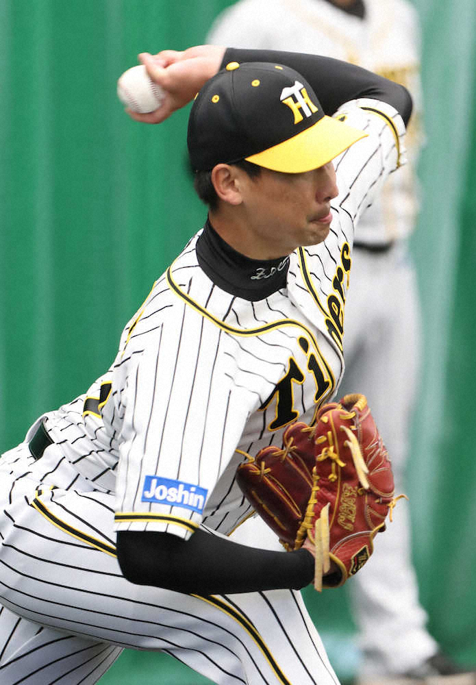【画像・写真】阪神・岩崎“オレ流”調整に挑む　すべてはシーズン完走のため
