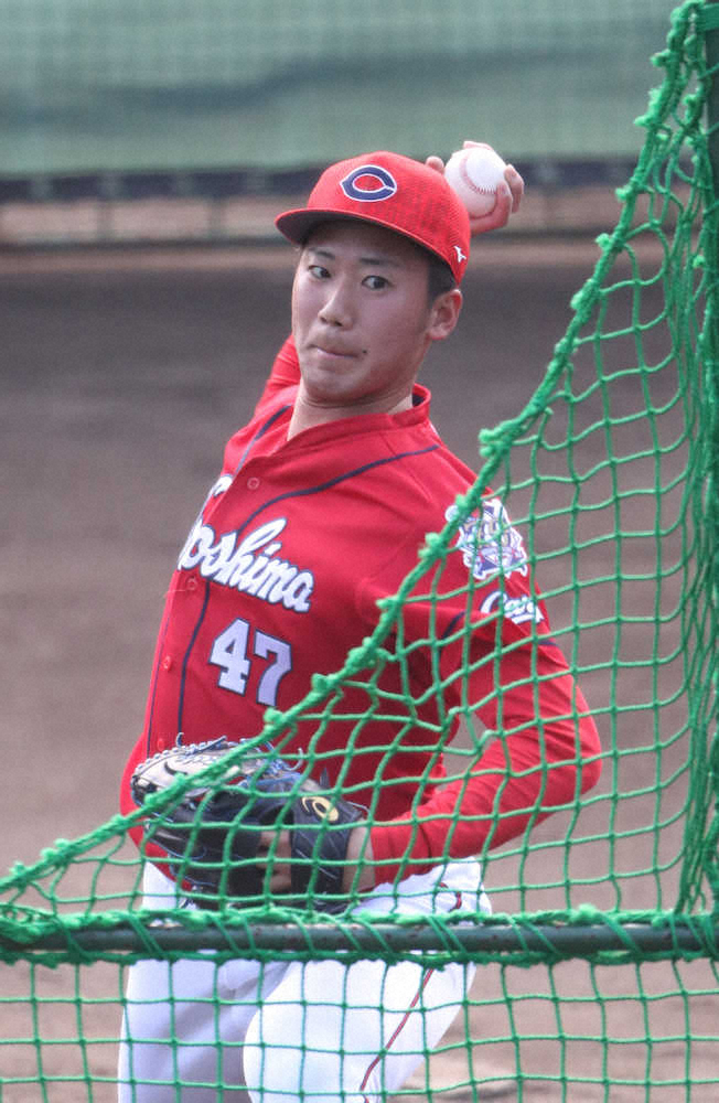 【画像・写真】広島、今春初の紅白戦先発は山口、遠藤の同期対決！佐々岡監督からの苦言を覆せるか