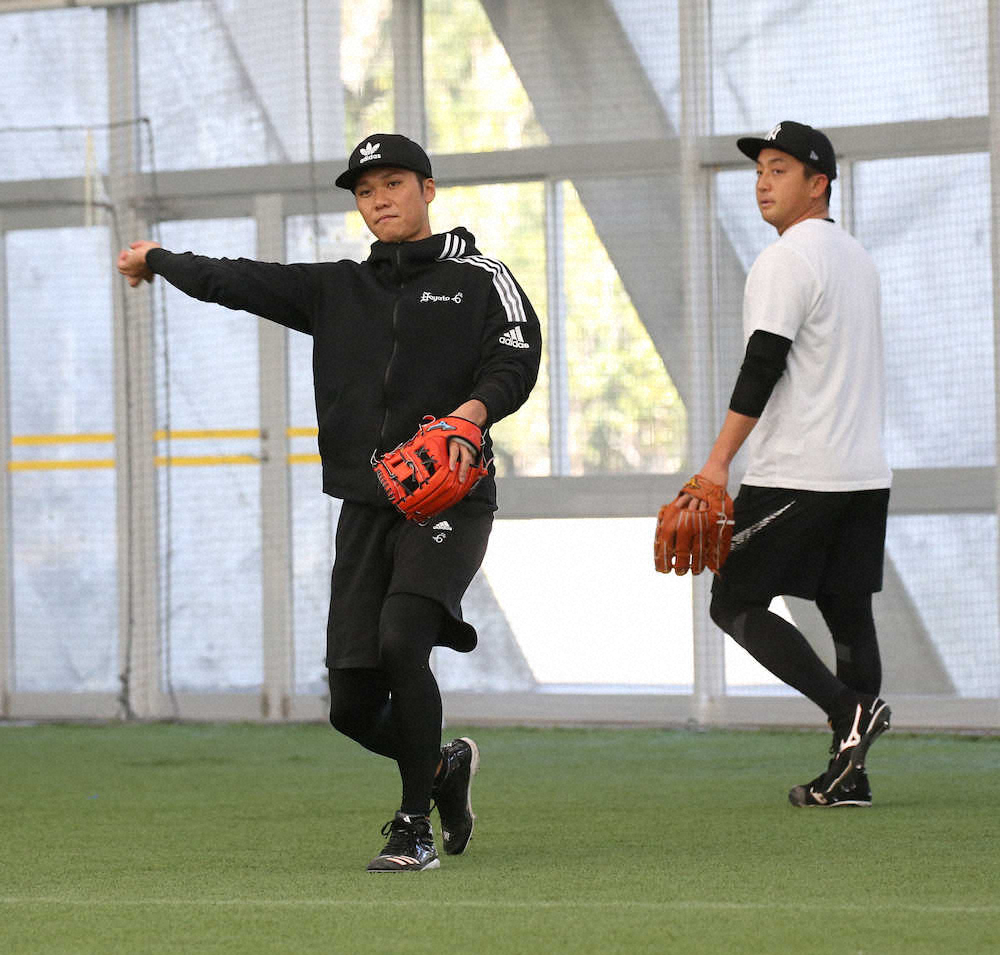【画像・写真】巨人・坂本、沢村がインフルから復帰　チーム休養日も4日ぶり練習