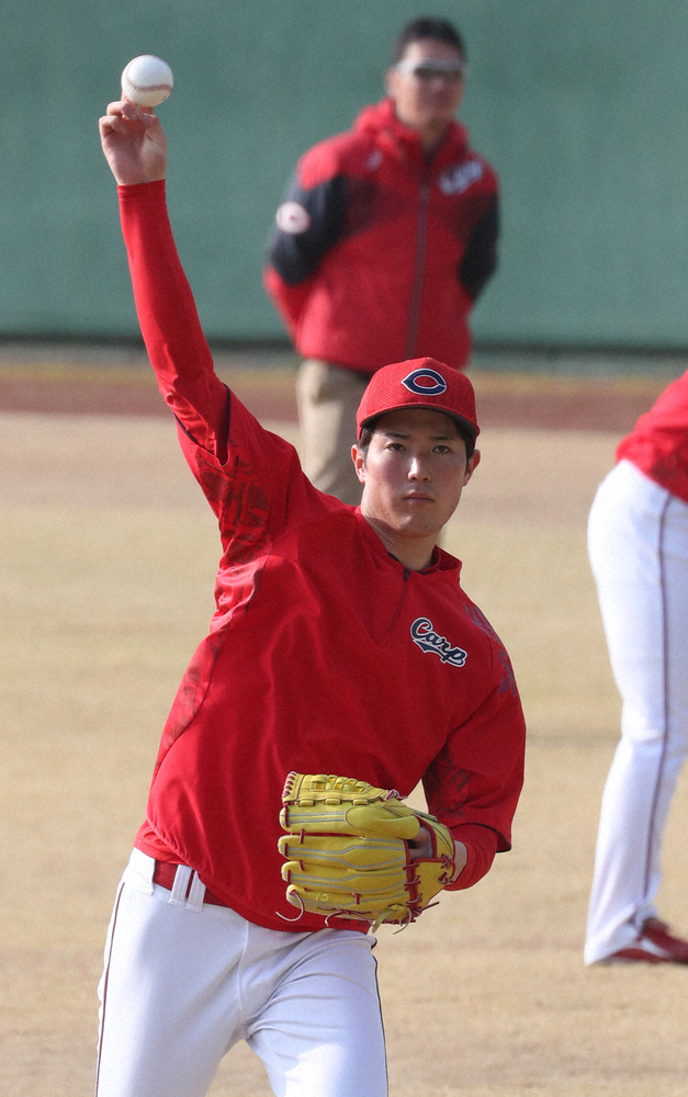 【画像・写真】広島ドラ1・森下　休日返上で調整　13日に2度目のフリー打撃登板へ
