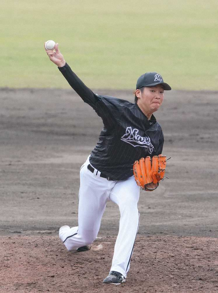 【画像・写真】ロッテ開幕投手候補の二木　先発で2回完全も「もっと精度を高くしていかないと」