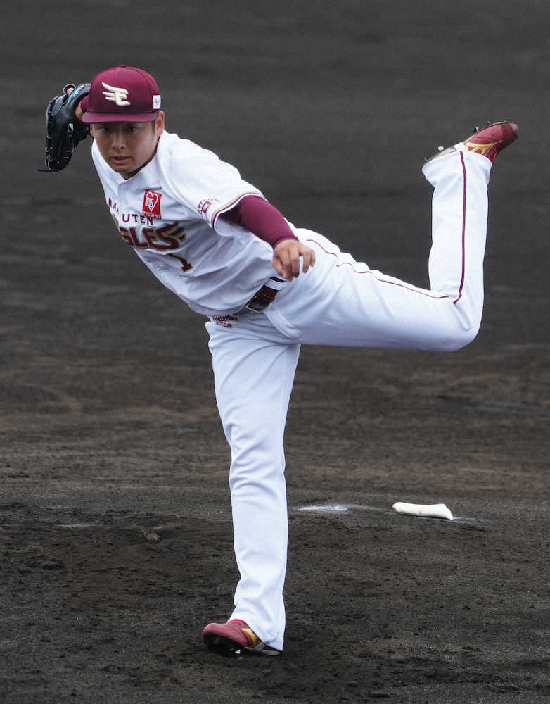 【画像・写真】楽天・松井　先発へ変身のフォーク！球種増やして長い回対応