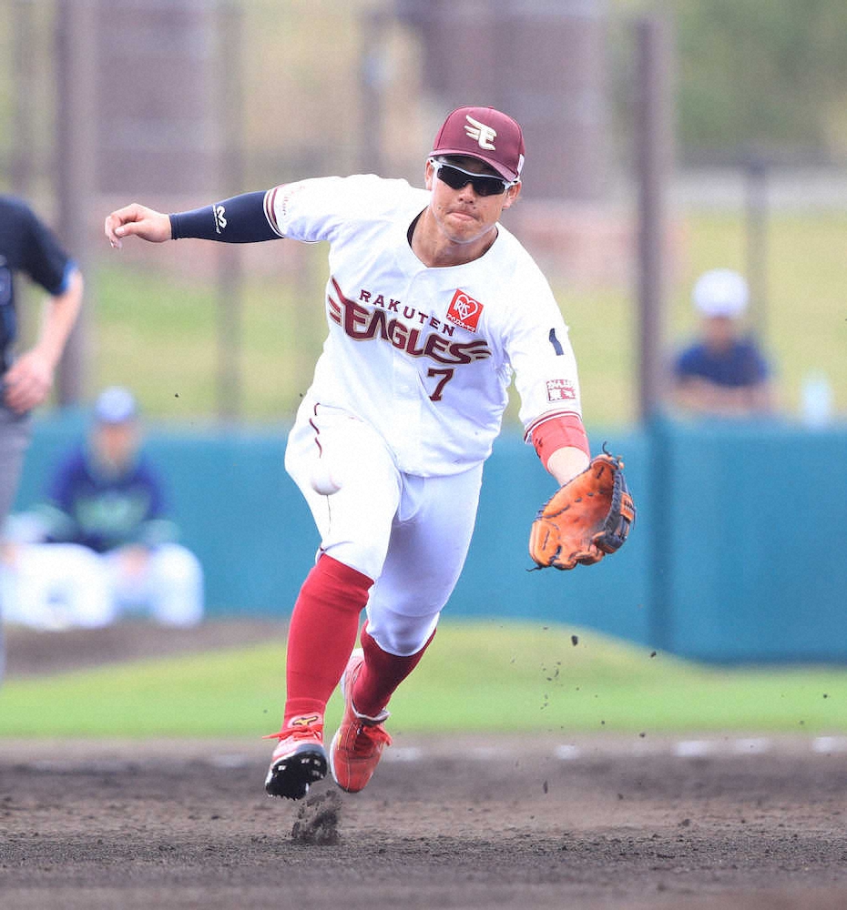 【画像・写真】楽天・大地　移籍後初の実戦「緊張したけどやりたいことはやれた」