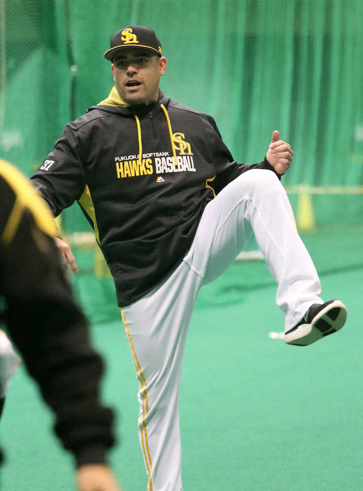 【画像・写真】ソフトB・ムーア　16日にブルペン入り「ワクワクする」