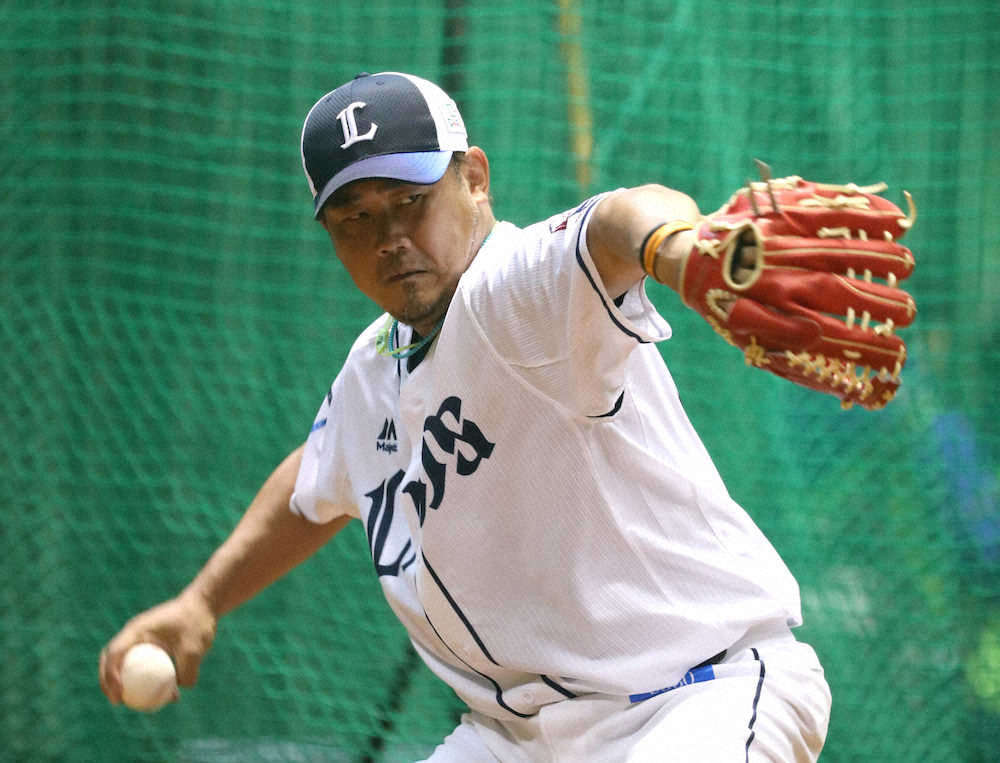 【画像・写真】西武・松坂「いいペースで」93球　18日にもフリー打撃に登板
