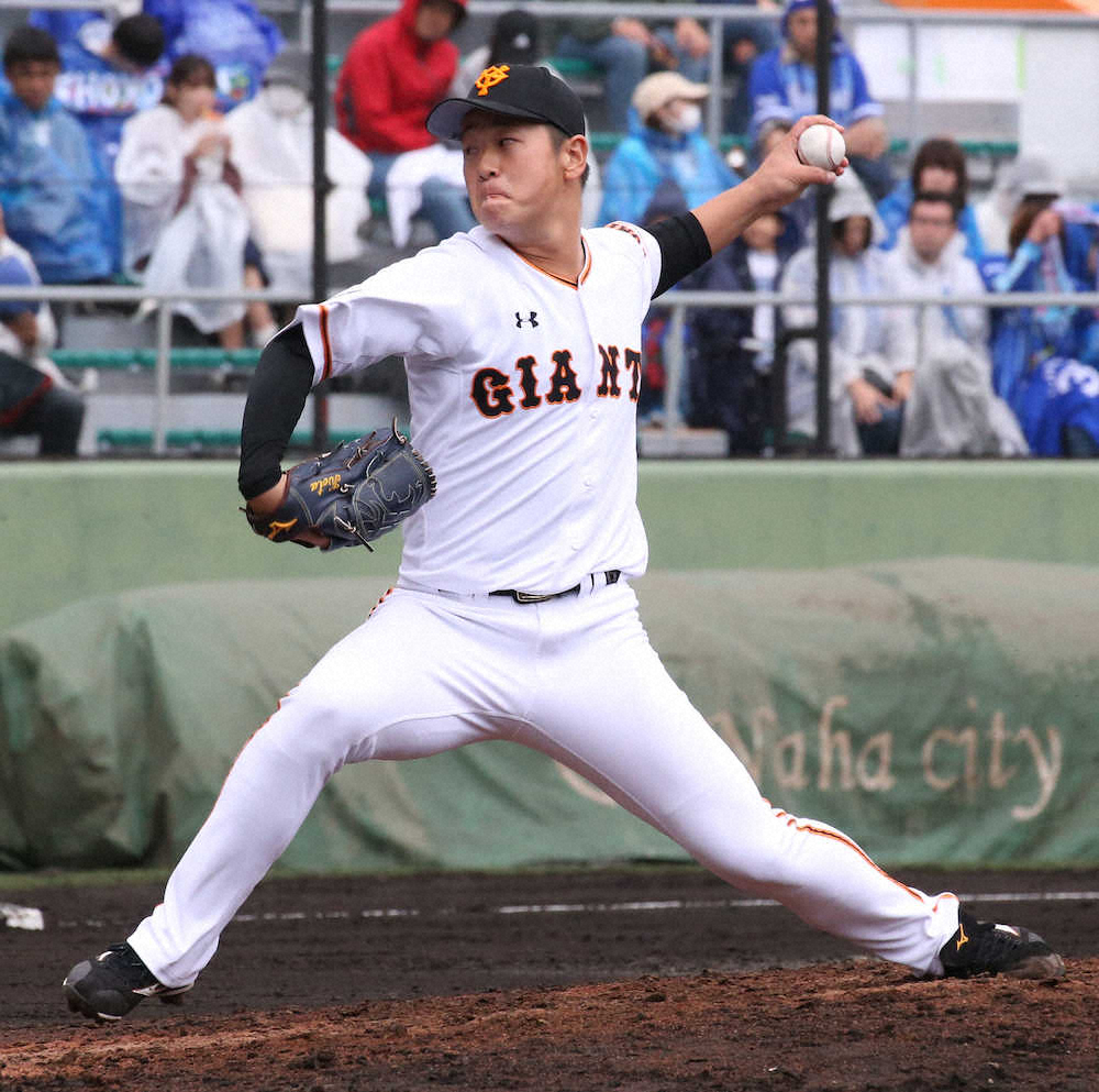 【画像・写真】巨人・中川が実戦初登板「変化球が抜けていたので修正したい」