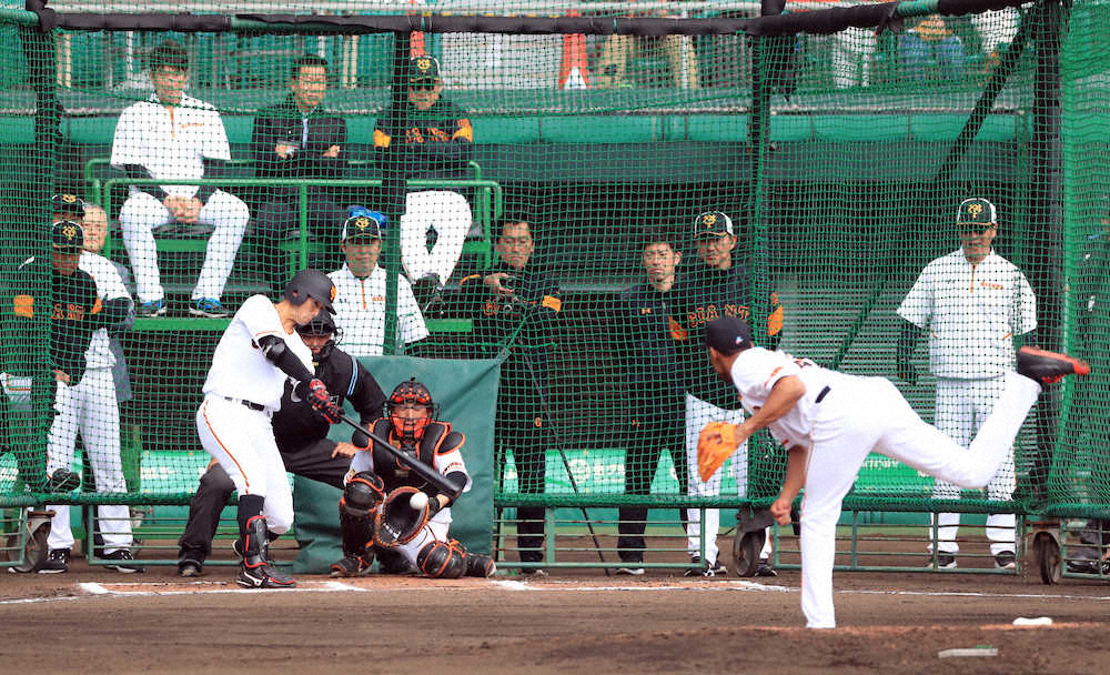 【画像・写真】巨人　正午に全体練習切り上げ、寒さと強風考慮　元木ヘッド「実戦続くからちょっと落とす」