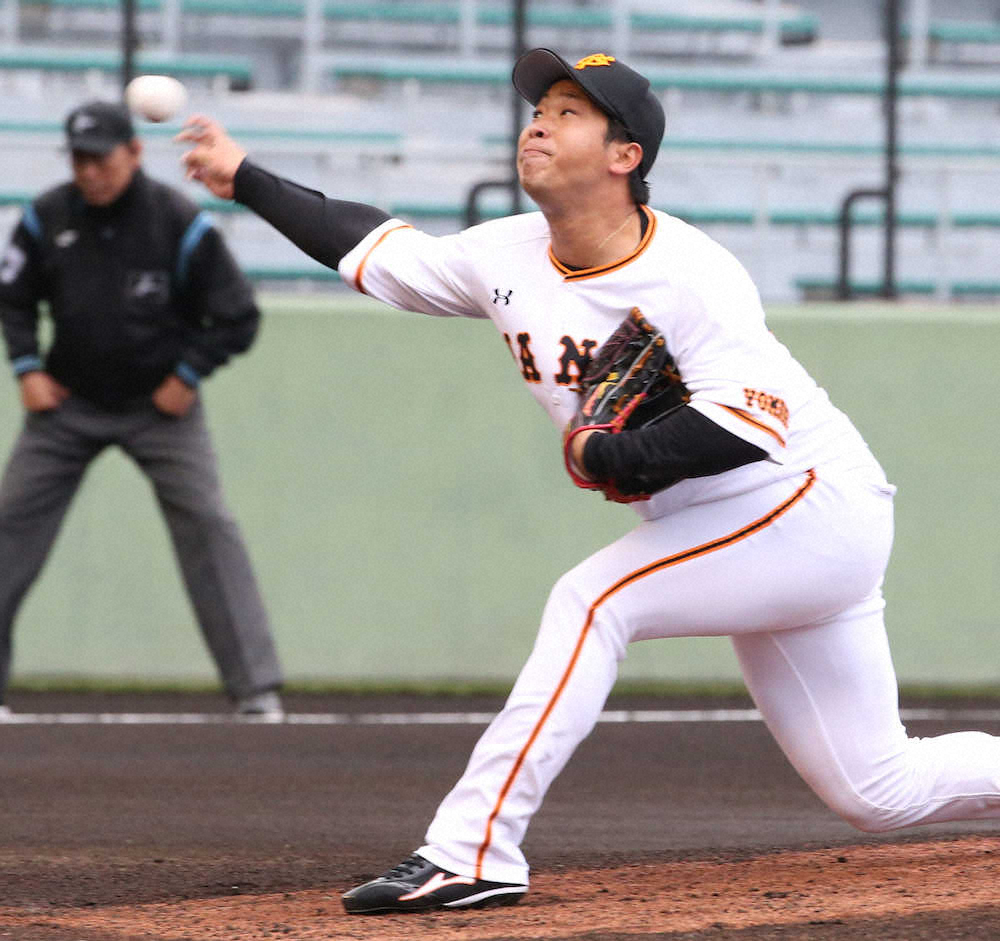 【画像・写真】巨人・鍬原　3回2失点「課題ははっきりしている」