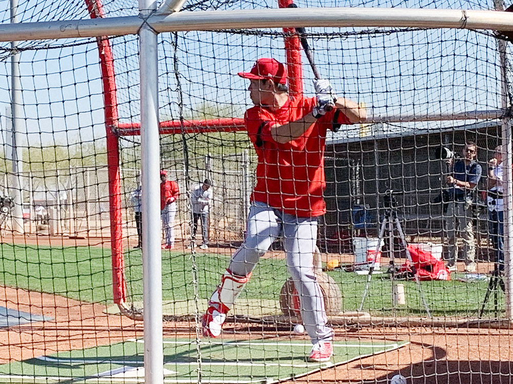 レッズ秋山 初体験メジャーキャンプも 冷静 に実力披露 33スイングで安打性本 スポニチ Sponichi Annex 野球