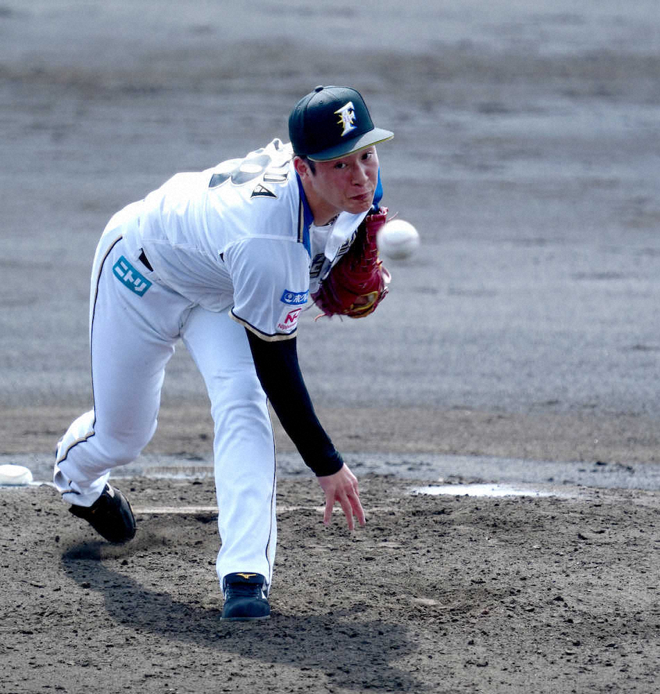 【画像・写真】日本ハム・輝星 1軍見えた!乙坂&桑原斬り1回無失点「1軍で勝てる状態に」