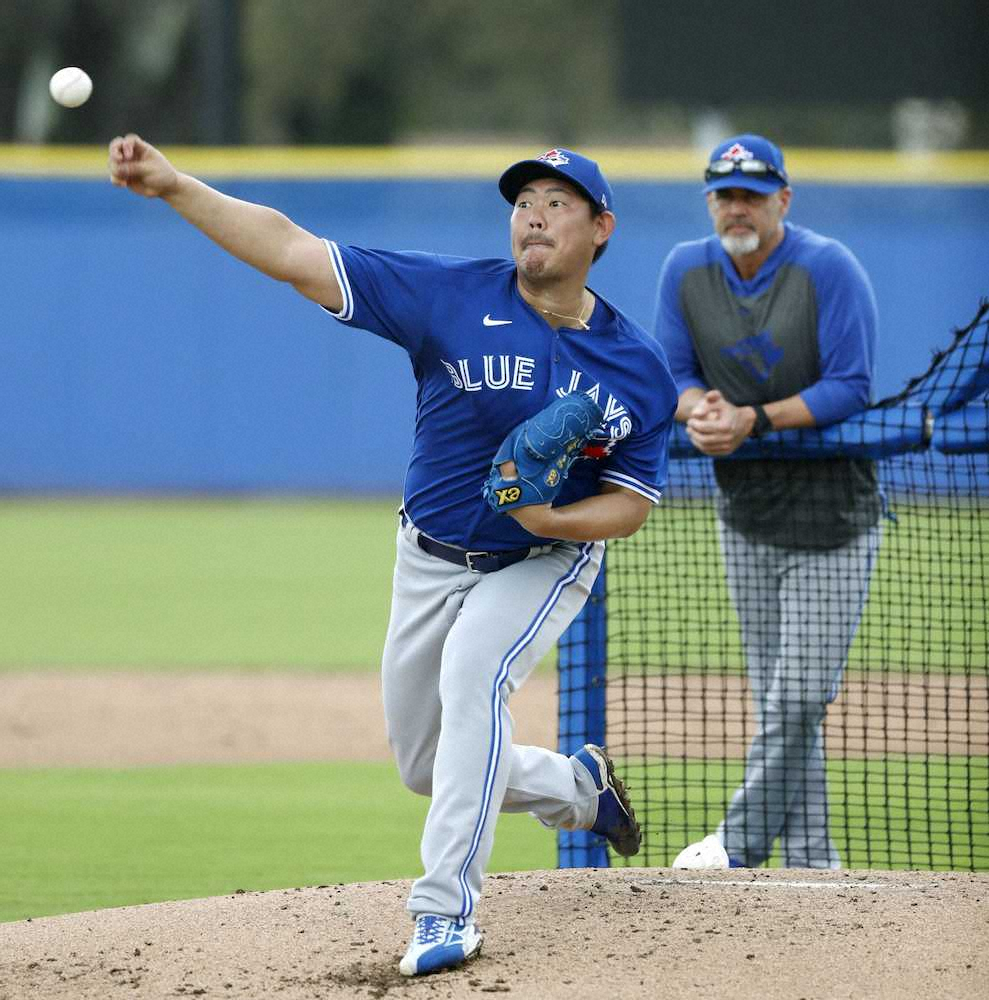 【画像・写真】ブルージェイズ・山口“どすこいスプリット”で主力斬り!25日初登板へ手応え