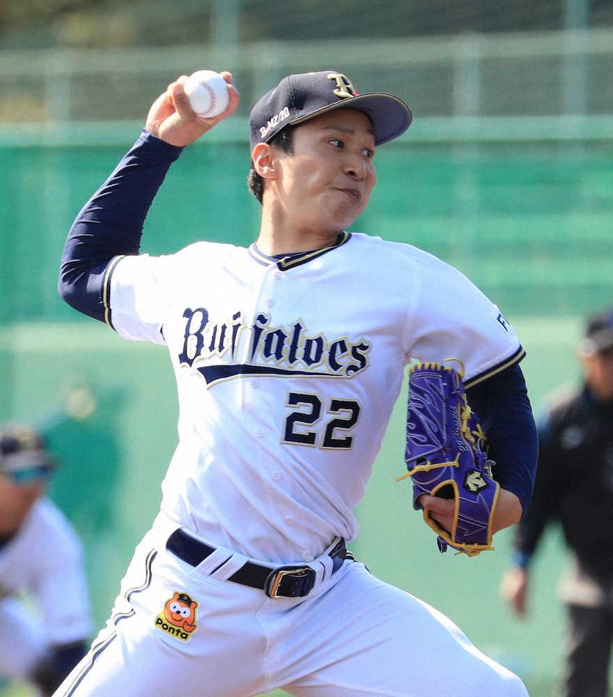 【画像・写真】オリックス・ドラ3村西　1回零封「8割程度」も150キロ　西村監督は「面白い存在」