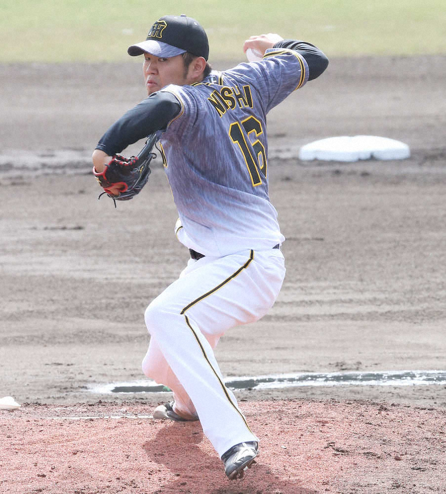 【画像・写真】阪神・西勇　2回1失点！幻惑ビシエド斬り　ヤクルト007「面食らいました」