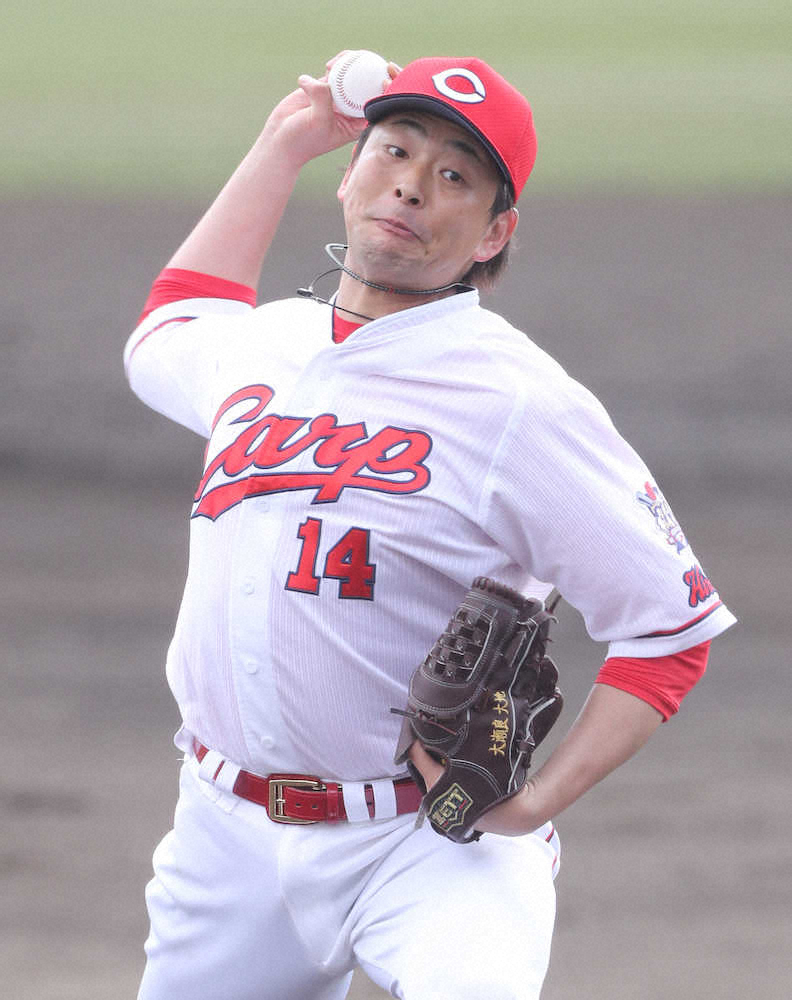 【画像・写真】広島　大瀬良が対外試合初先発　3回5安打1失点に「良かったでは終われない」