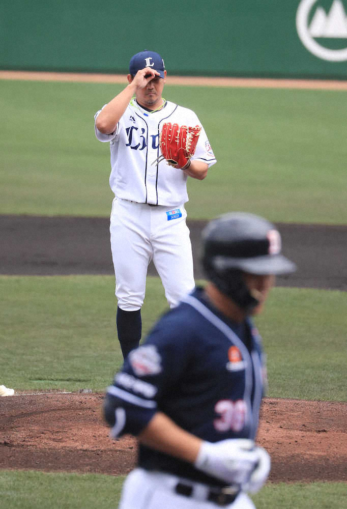 【画像・写真】松坂、4889日ぶり西武ユニでマウンド　最速141キロ含む22球で1回2失点　失投被弾も冷静