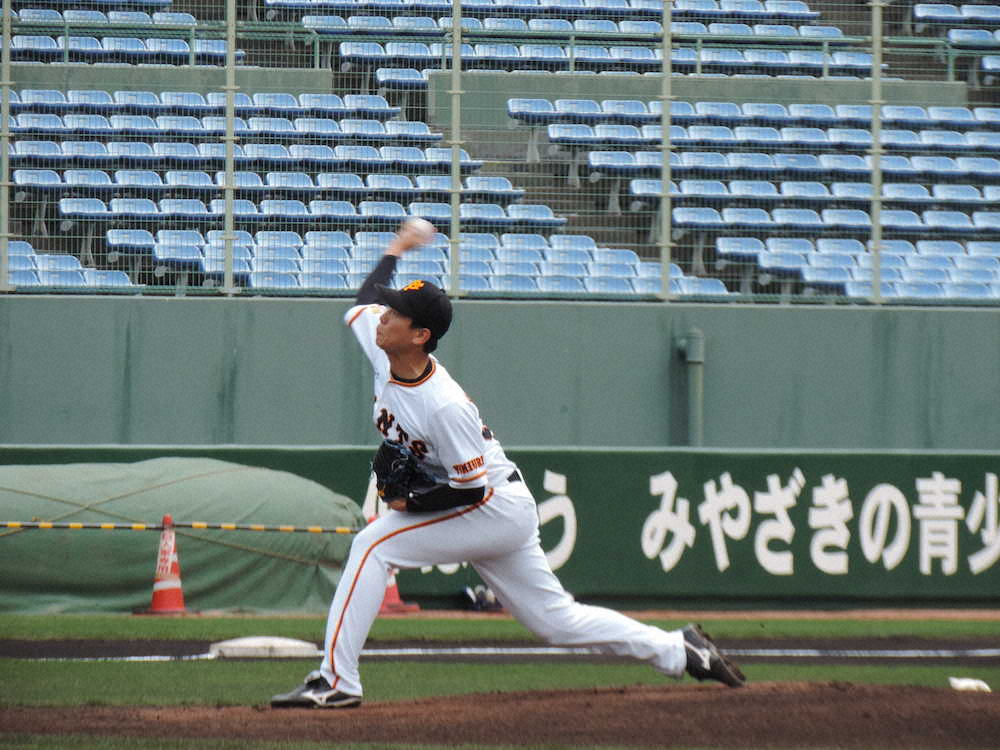 【画像・写真】巨人・畠　5回1失点で開幕ローテ入りアピール「ストライクをぽんぽんととれた」