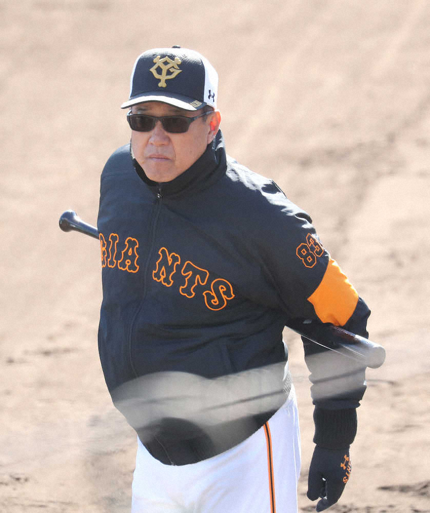 【画像・写真】巨人・原監督　無観客OP戦も「開幕をいい形で迎えるための最善策」